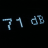 71 dB